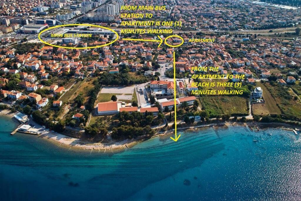 Candy Ap.-Near Center,Bus,Beach+Free Parking Place Задар Экстерьер фото